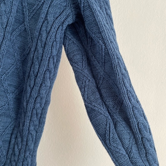 Urban Outfitters CPO Provisions Blue cable knit sweater - Picture 6 of 8